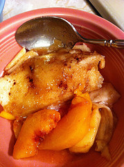 Cinnamon Crusted Peach Wraps